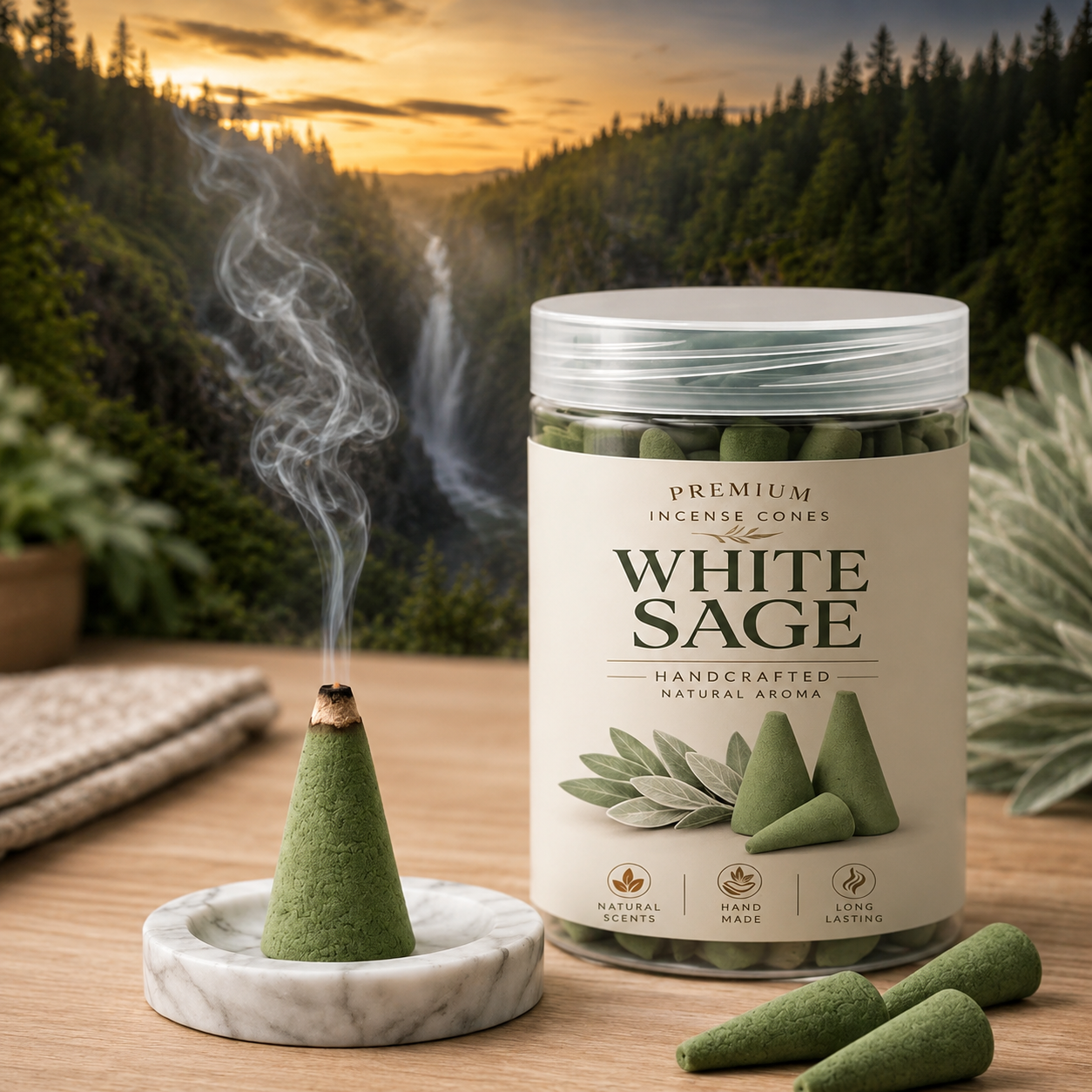 LAVENDER \/ WHITE SAGE - INCENSE Packetz