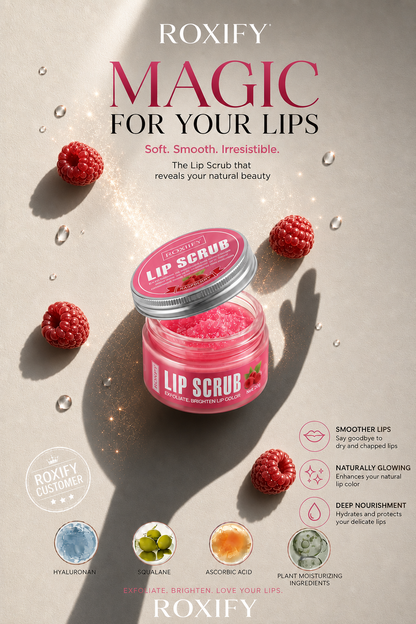 Raspberry Lip Scrub - Pink Lips Restoration