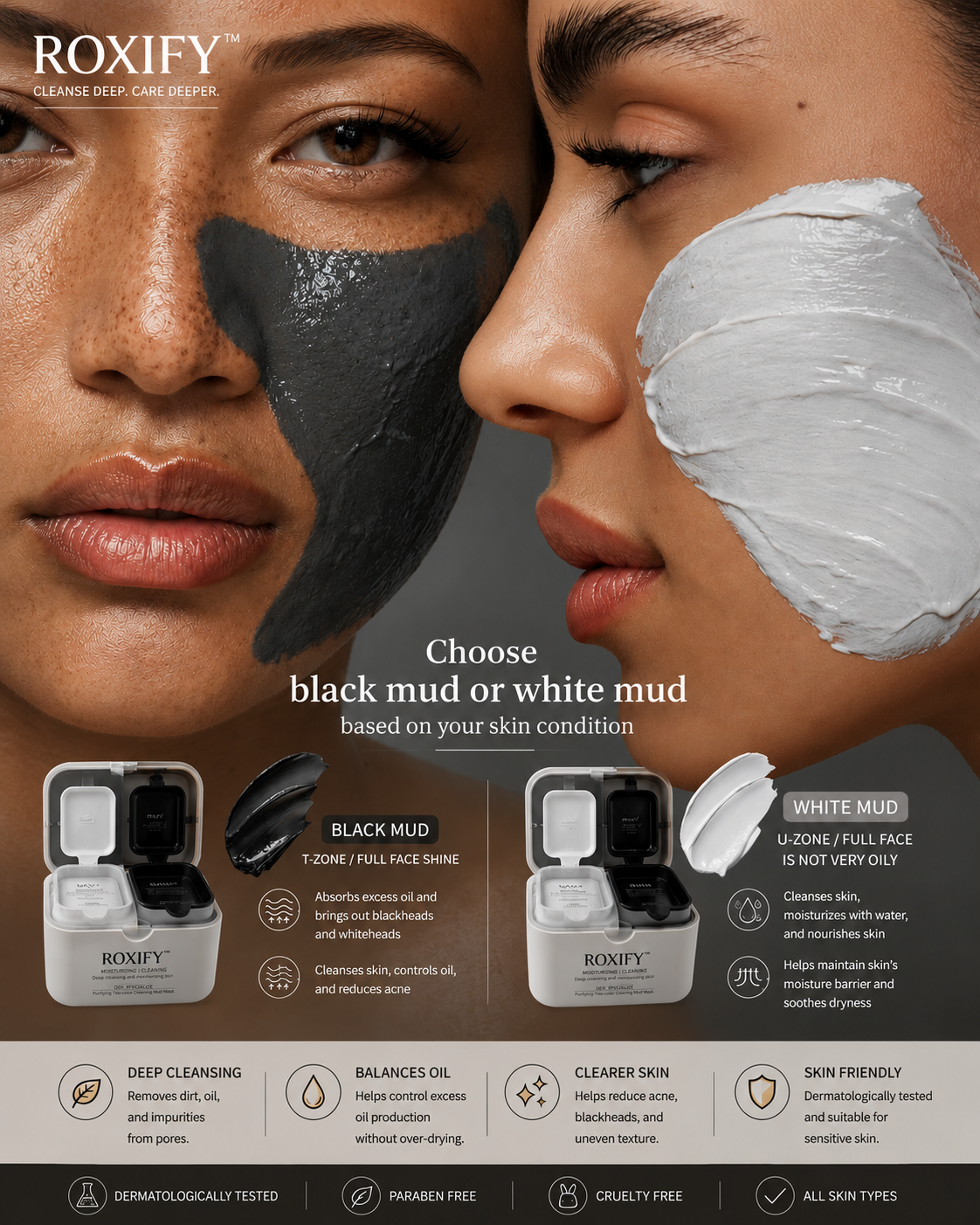 Hydrating & Oil Control: X-cream 2 in 1
