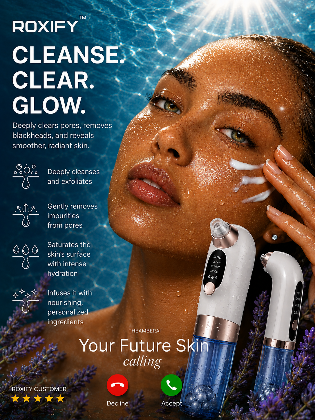 ROXIFY - Face Therapy vacuum ( Hydro Edition)